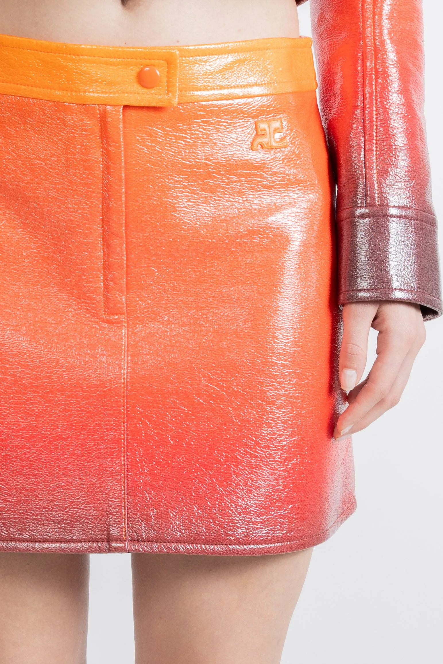 Courrges Skirt Gradient Sunset Vinyl